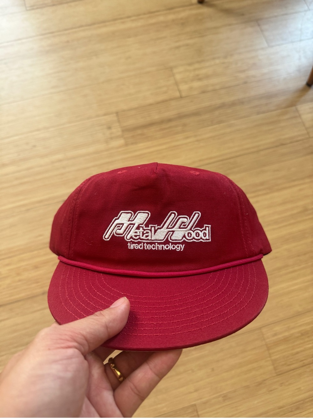 Metalwood Red Rope-Front Cap